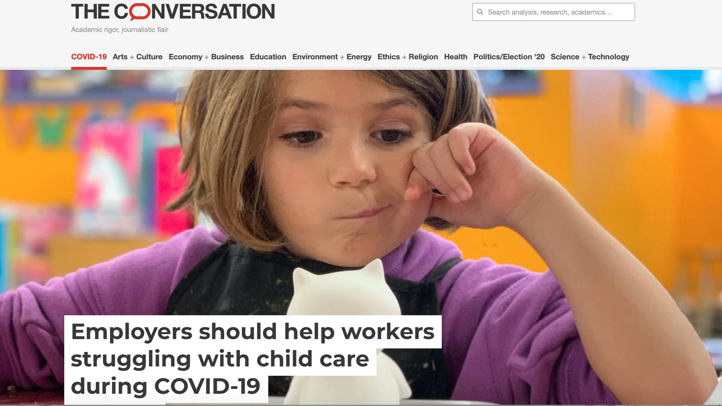 Employers should help workers struggling with child care during COVID-19